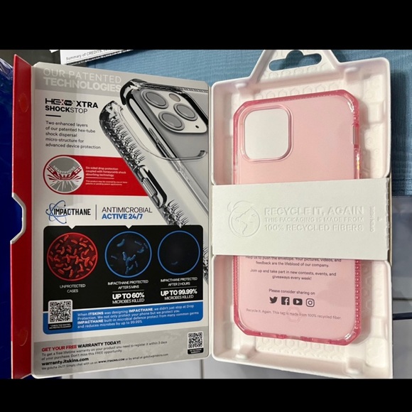 IPhone 12/12 PRO MAX CASE, Pink Clear by Spectrum-ITSKINS, Never Opened! - Picture 4 of 9